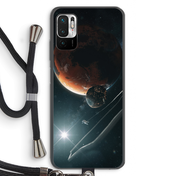 Mars Renaissance: Xiaomi Redmi Note 10 5G Transparant Hoesje met koord