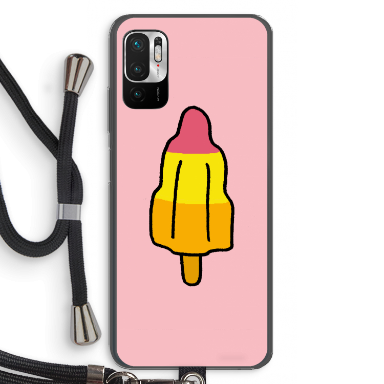Raketijsje: Xiaomi Redmi Note 10 5G Transparant Hoesje met koord