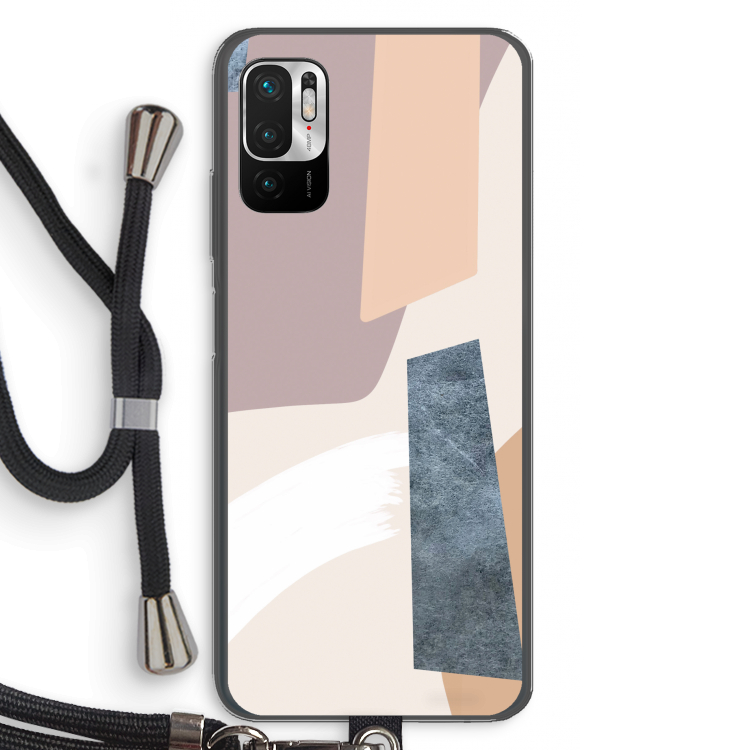 Luca: Xiaomi Redmi Note 10 5G Transparant Hoesje met koord