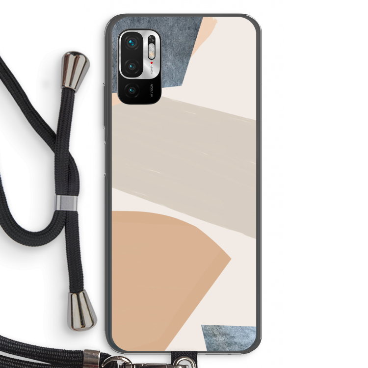 Formo: Xiaomi Redmi Note 10 5G Transparant Hoesje met koord
