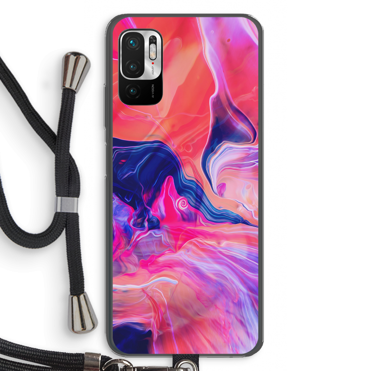 Earth And Ocean: Xiaomi Redmi Note 10 5G Transparant Hoesje met koord