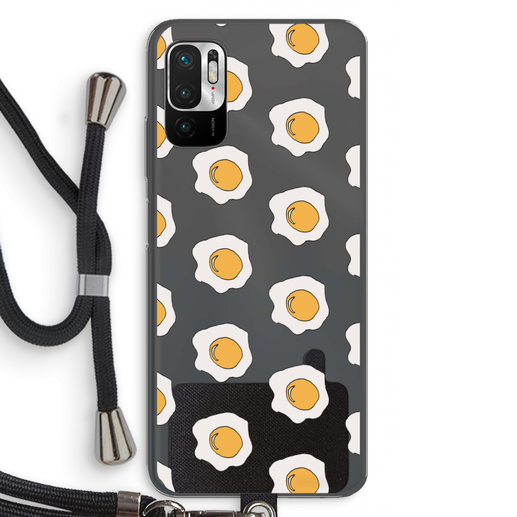 Bacon to my eggs #1: Xiaomi Redmi Note 10 5G Transparant Hoesje met koord