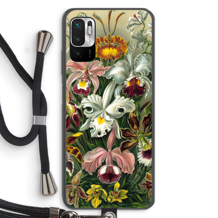 Haeckel Orchidae: Xiaomi Redmi Note 10 5G Transparant Hoesje met koord