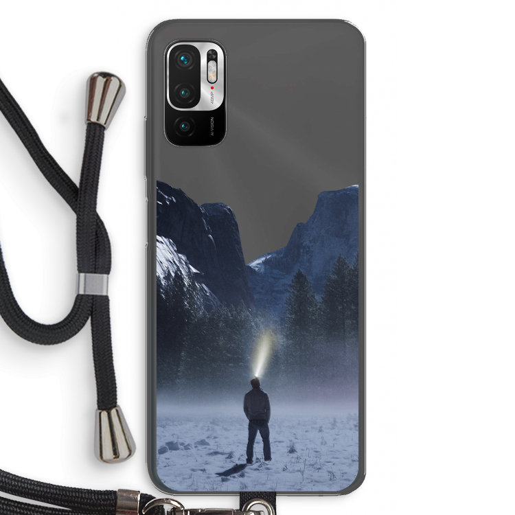 Wanderlust: Xiaomi Redmi Note 10 5G Transparant Hoesje met koord