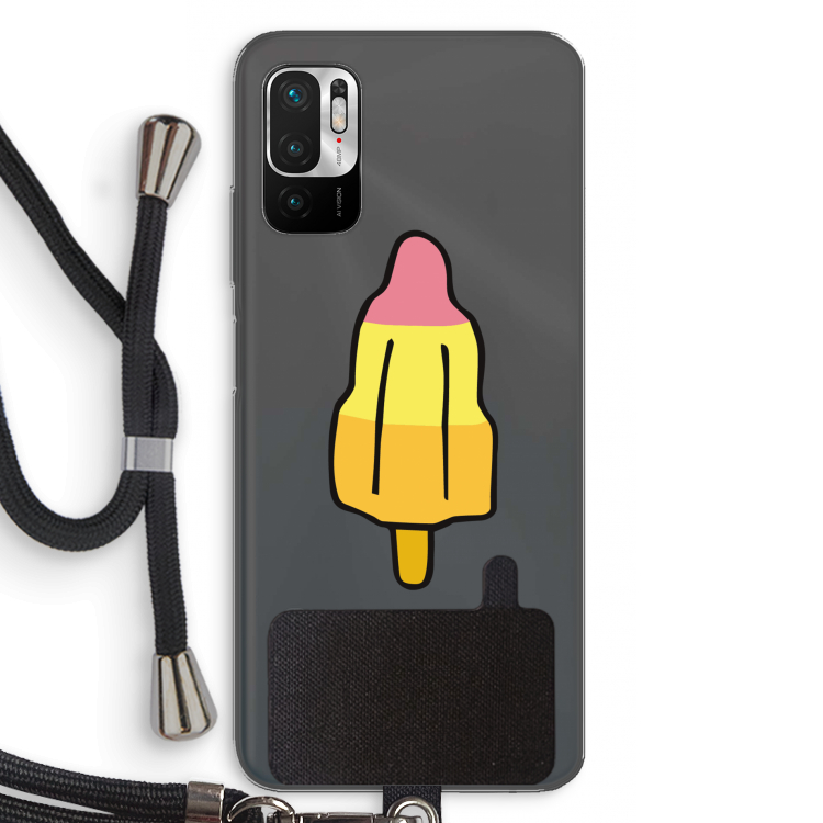 Raketijsje: Xiaomi Redmi Note 10 5G Transparant Hoesje met koord