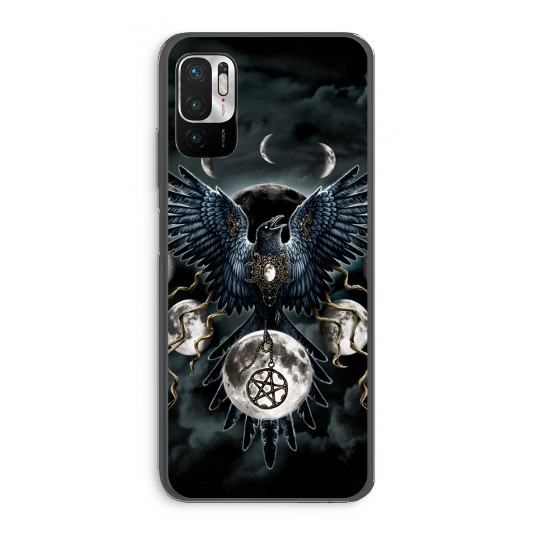 Sinister Wings: Xiaomi Redmi Note 10 5G Transparant Hoesje
