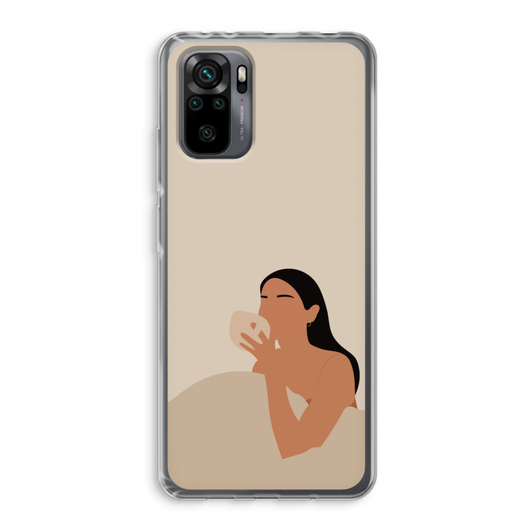 Fresh coffee: Xiaomi Redmi Note 10 Pro Transparant Hoesje
