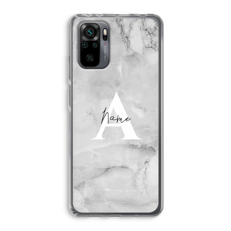 Ivory Marble: Xiaomi Redmi Note 10 Pro Transparant Hoesje