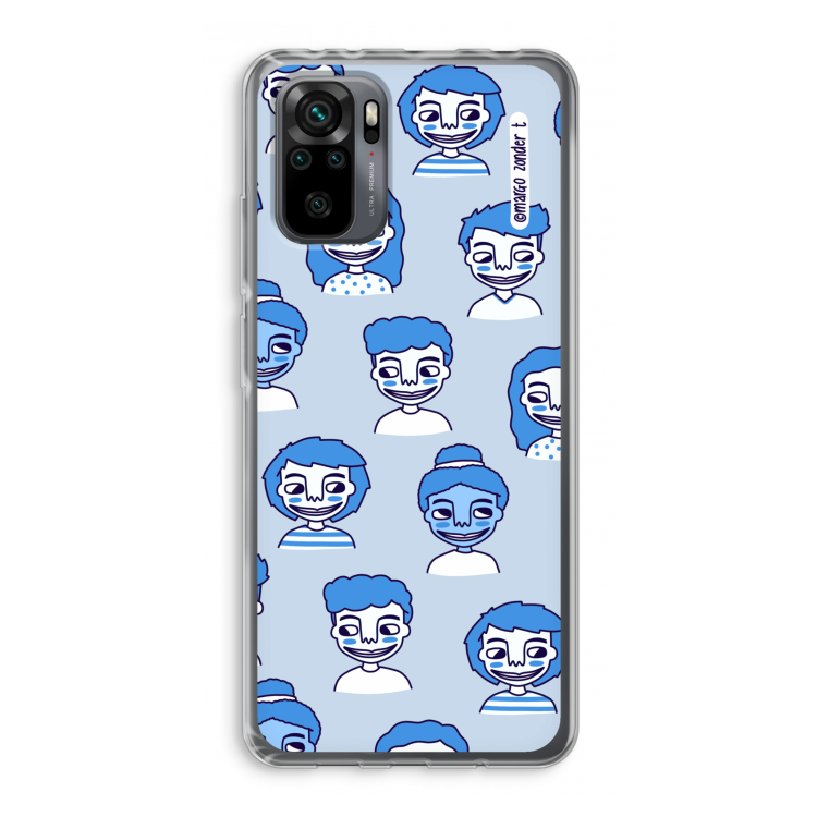 Gezichtjes: Xiaomi Redmi Note 10 Pro Transparant Hoesje