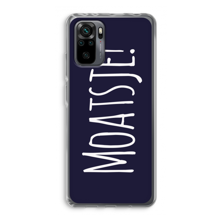 Moatsje!: Xiaomi Redmi Note 10 Pro Transparant Hoesje