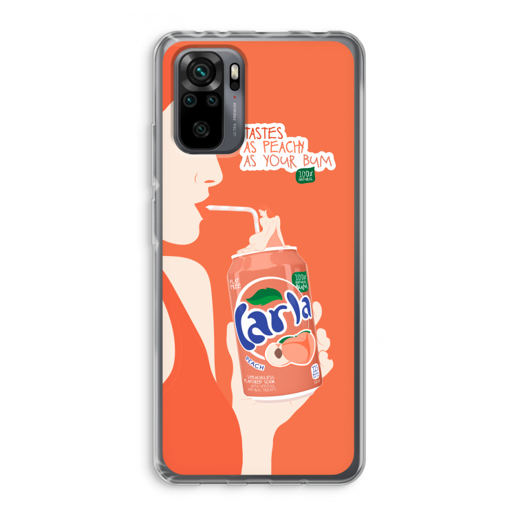 Peach please!: Xiaomi Redmi Note 10 Pro Transparant Hoesje