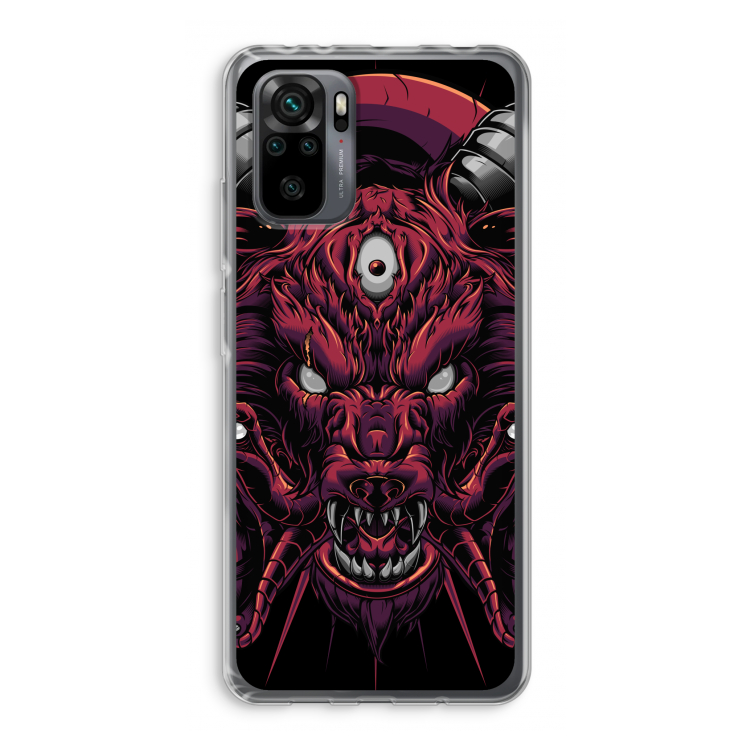 Hell Hound and Serpents: Xiaomi Redmi Note 10 Pro Transparant Hoesje