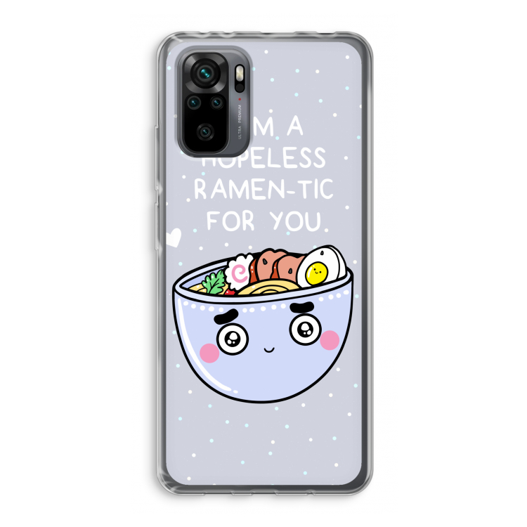 I'm A Hopeless Ramen-Tic For You: Xiaomi Redmi Note 10 Pro Transparant Hoesje