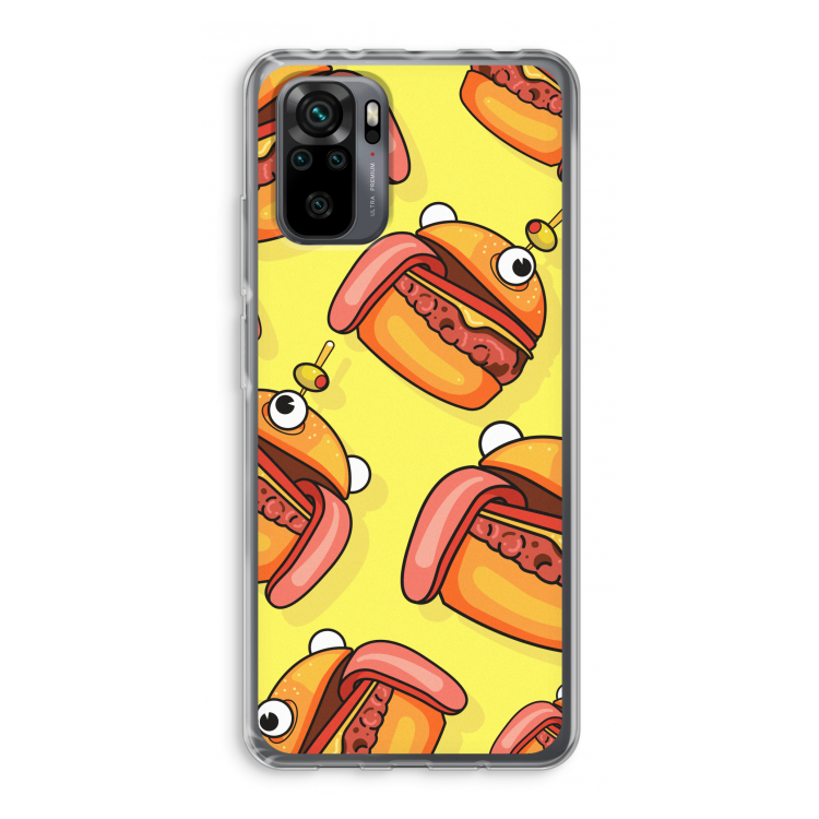 Hamburger: Xiaomi Redmi Note 10 Pro Transparant Hoesje