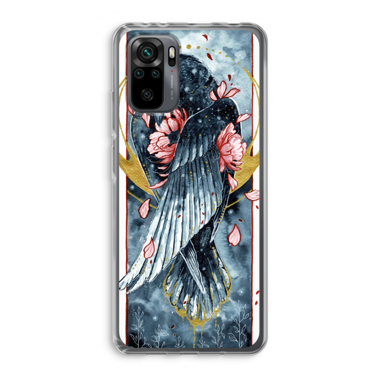 Golden Raven: Xiaomi Redmi Note 10 Pro Transparant Hoesje