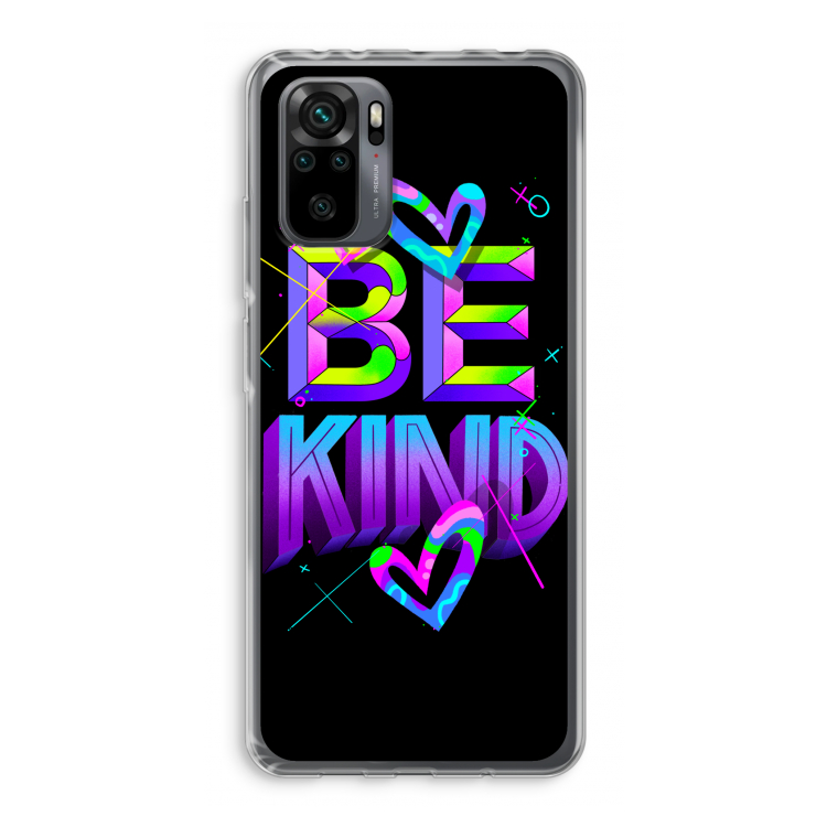 Be Kind: Xiaomi Redmi Note 10 Pro Transparant Hoesje