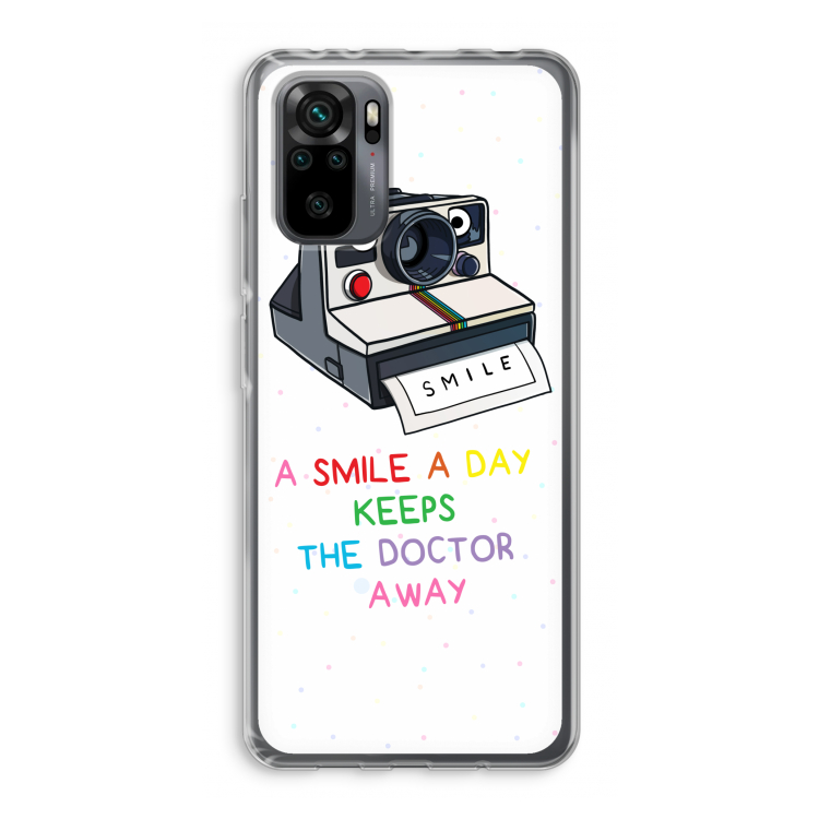 Smile: Xiaomi Redmi Note 10 Pro Transparant Hoesje