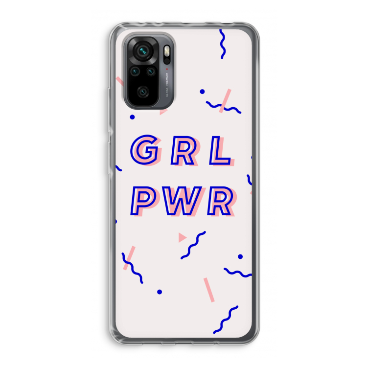 GRL PWR: Xiaomi Redmi Note 10 Pro Transparant Hoesje