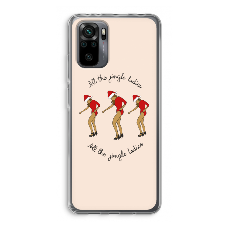 Jingle Ladies: Xiaomi Redmi Note 10 Pro Transparant Hoesje