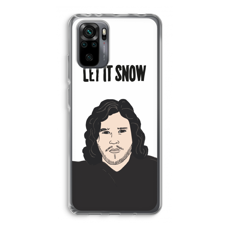 Let It Snow: Xiaomi Redmi Note 10 Pro Transparant Hoesje