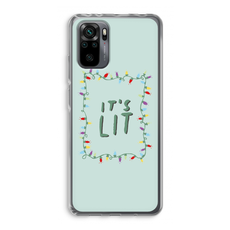 It's Lit: Xiaomi Redmi Note 10 Pro Transparant Hoesje