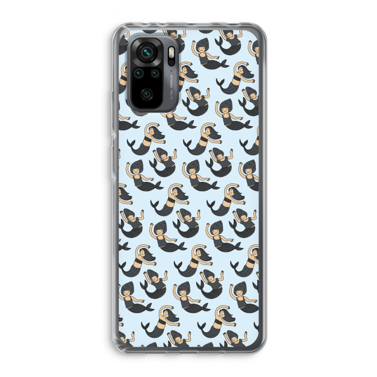 Zeemeermin: Xiaomi Redmi Note 10 Pro Transparant Hoesje