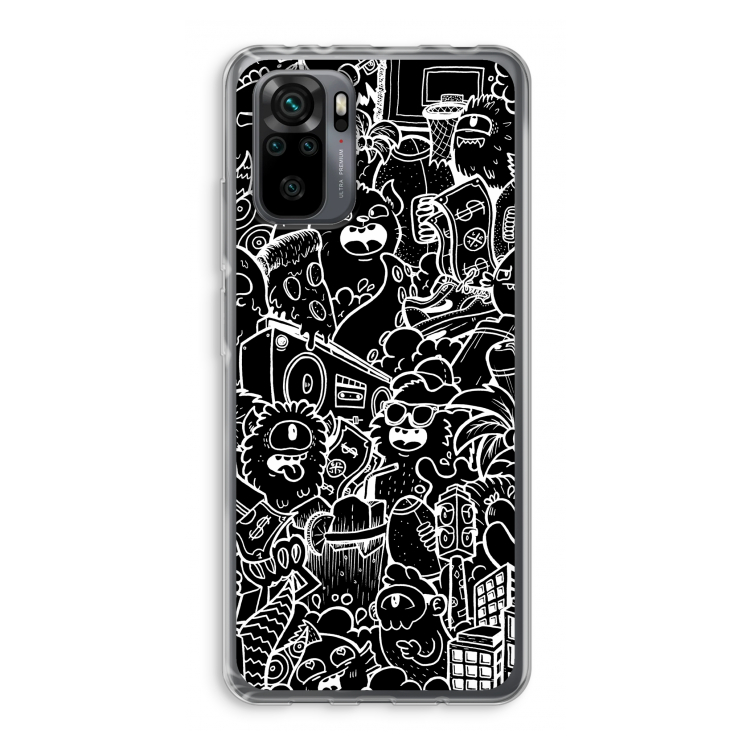 Vexx Black City : Xiaomi Redmi Note 10 Pro Transparant Hoesje