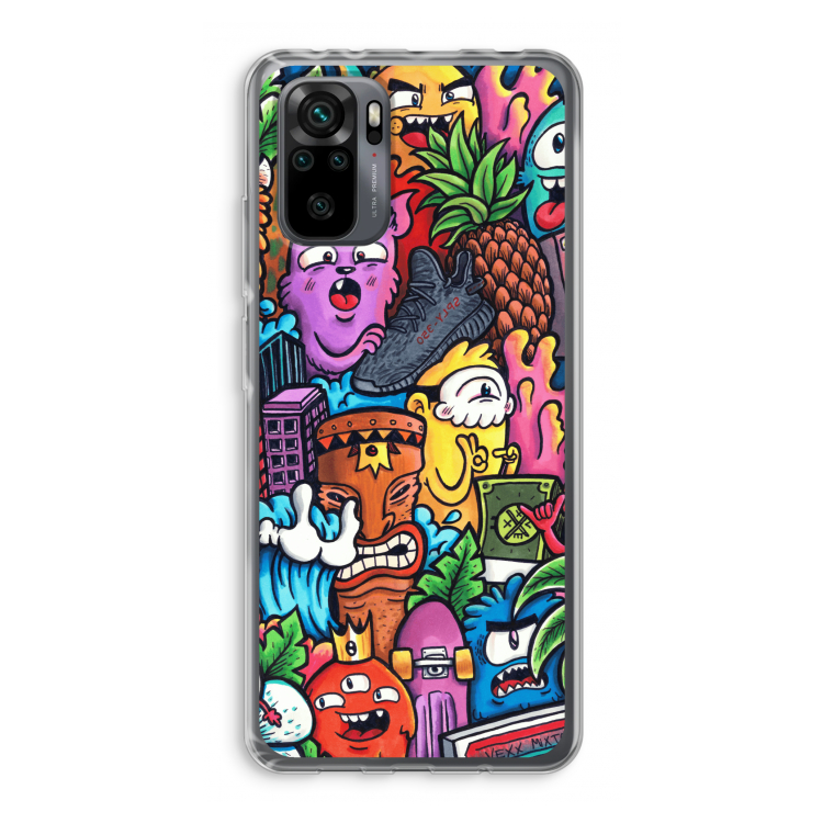 Vexx Mixtape: Xiaomi Redmi Note 10 Pro Transparant Hoesje