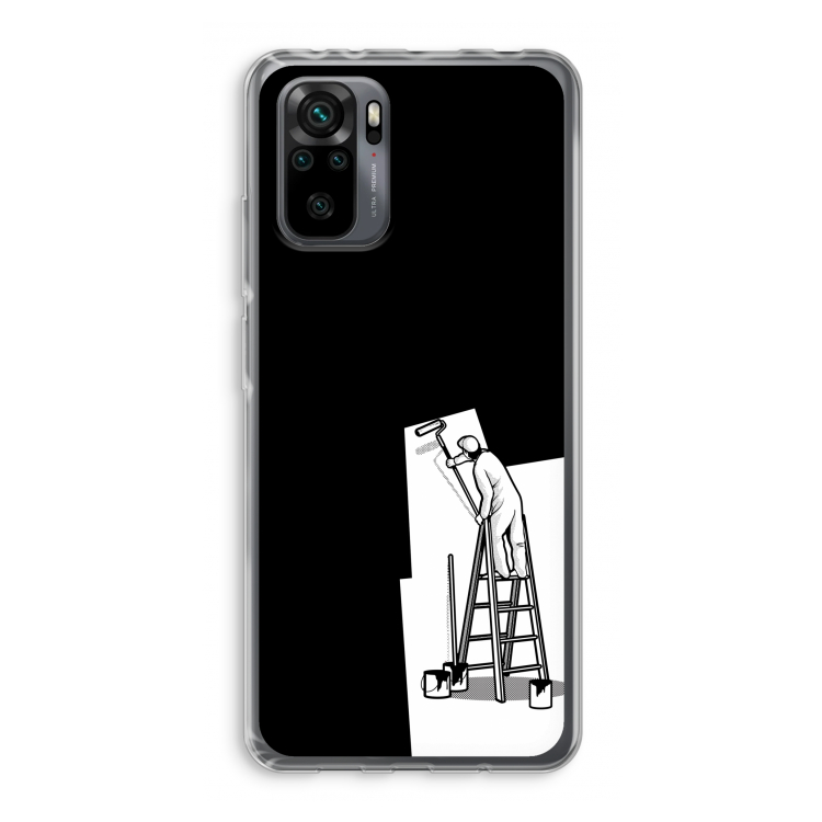 Musketon Painter: Xiaomi Redmi Note 10 Pro Transparant Hoesje