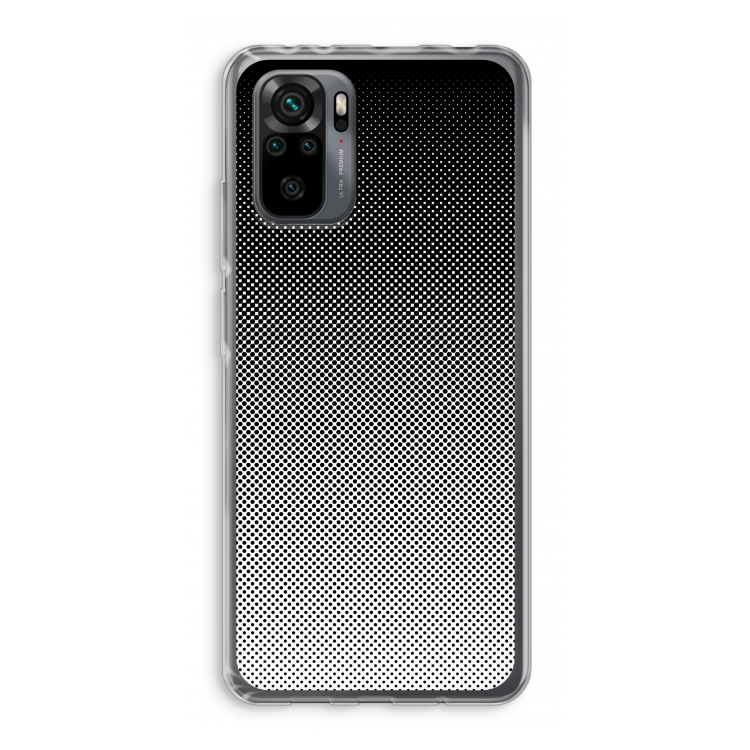 Musketon Halftone: Xiaomi Redmi Note 10 Pro Transparant Hoesje