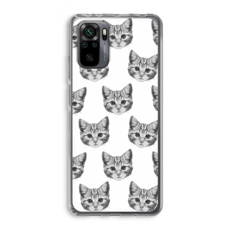 Kitten: Xiaomi Redmi Note 10 Pro Transparant Hoesje