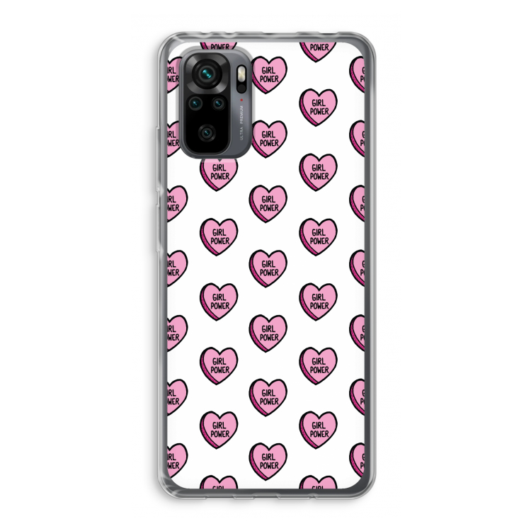 GIRL POWER: Xiaomi Redmi Note 10 Pro Transparant Hoesje