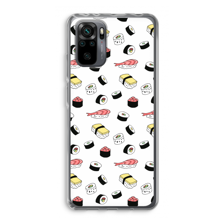 Sushi time: Xiaomi Redmi Note 10 Pro Transparant Hoesje