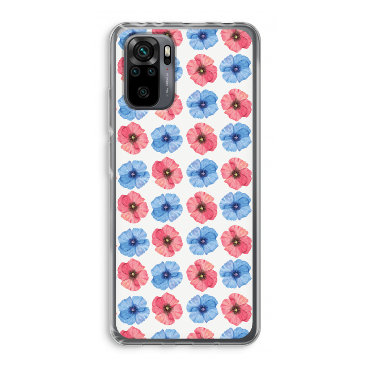 Klaproosjes: Xiaomi Redmi Note 10 Pro Transparant Hoesje