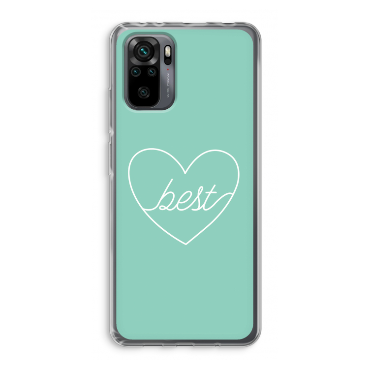 Best heart pastel: Xiaomi Redmi Note 10 Pro Transparant Hoesje
