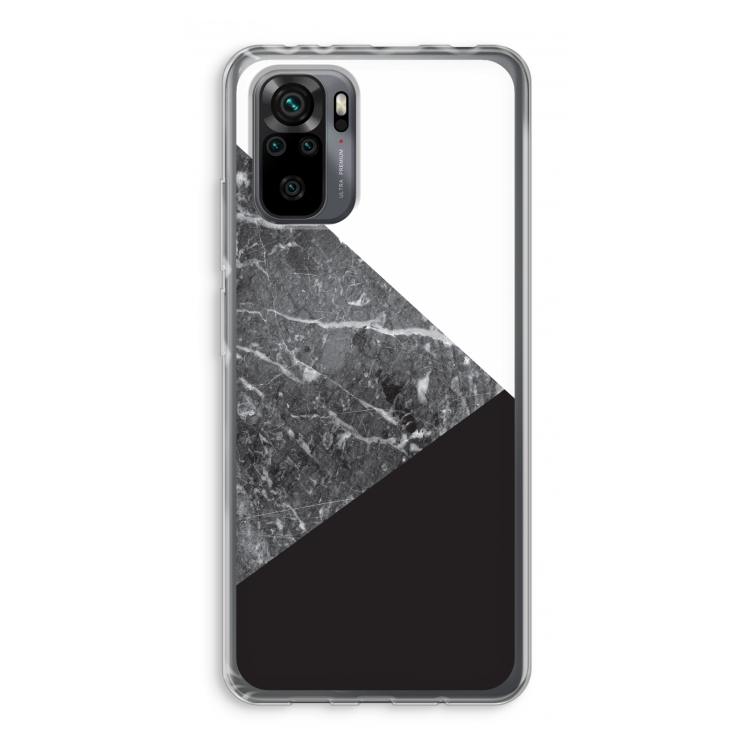 Combinatie marmer: Xiaomi Redmi Note 10 Pro Transparant Hoesje