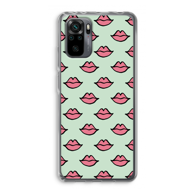Lipjes: Xiaomi Redmi Note 10 Pro Transparant Hoesje