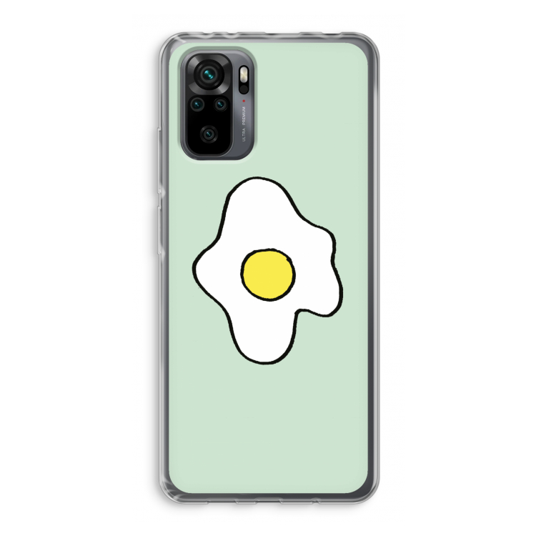 Spiegelei: Xiaomi Redmi Note 10 Pro Transparant Hoesje