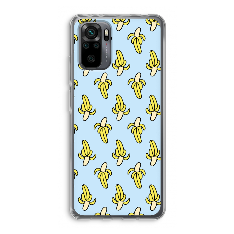 Bananas: Xiaomi Redmi Note 10 Pro Transparant Hoesje