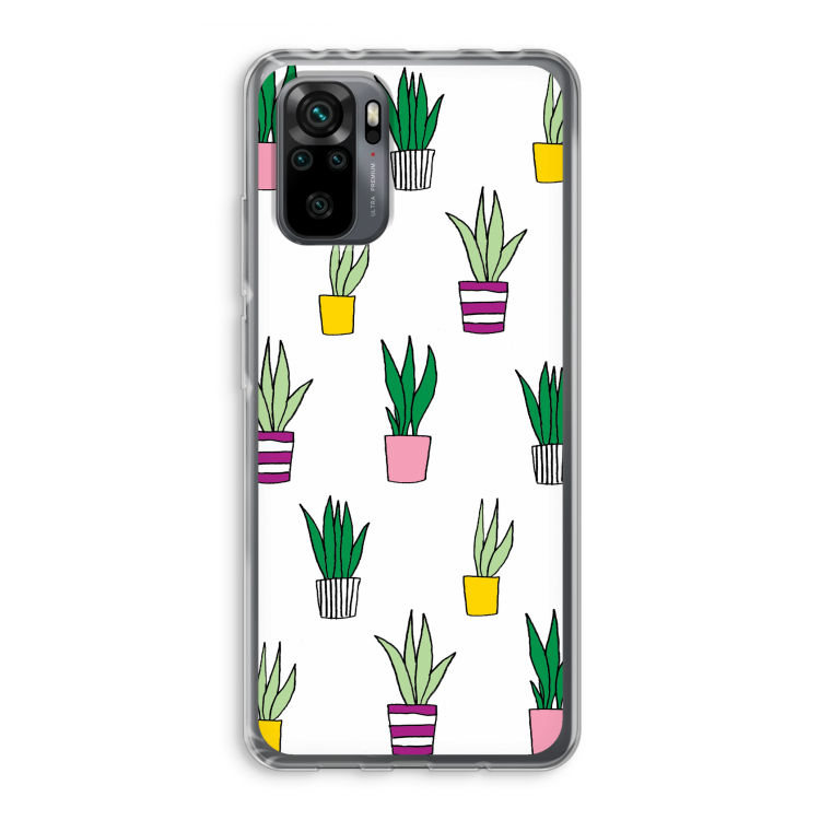 Sanseveria: Xiaomi Redmi Note 10 Pro Transparant Hoesje
