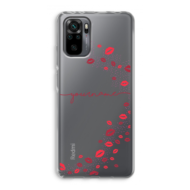 Kusjes: Xiaomi Redmi Note 10 Pro Transparant Hoesje