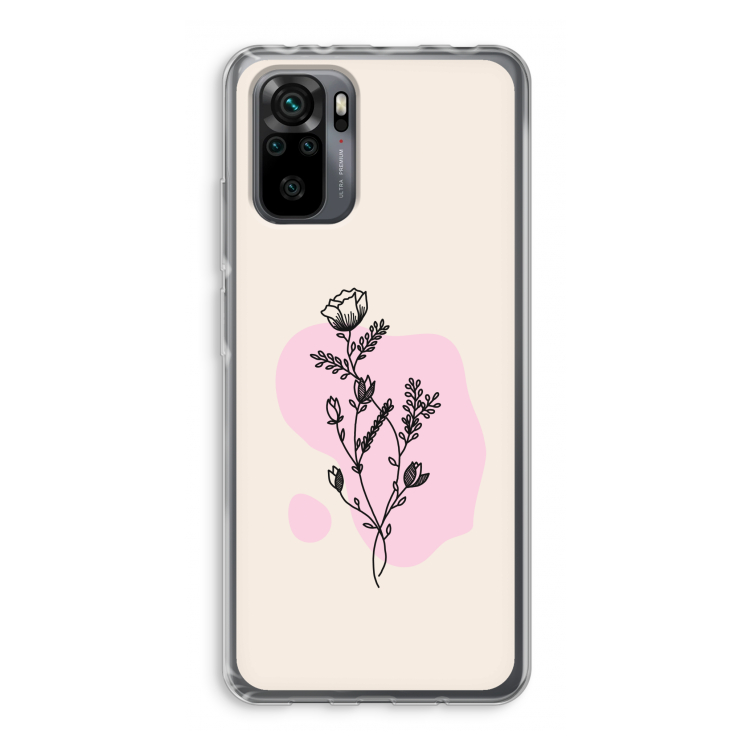 Roses are red: Xiaomi Redmi Note 10 Pro Transparant Hoesje