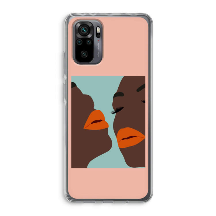 Orange lips: Xiaomi Redmi Note 10 Pro Transparant Hoesje