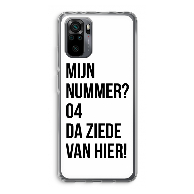 Da ziede van hier: Xiaomi Redmi Note 10 Pro Transparant Hoesje