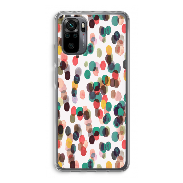 Tropical Dots: Xiaomi Redmi Note 10 Pro Transparant Hoesje