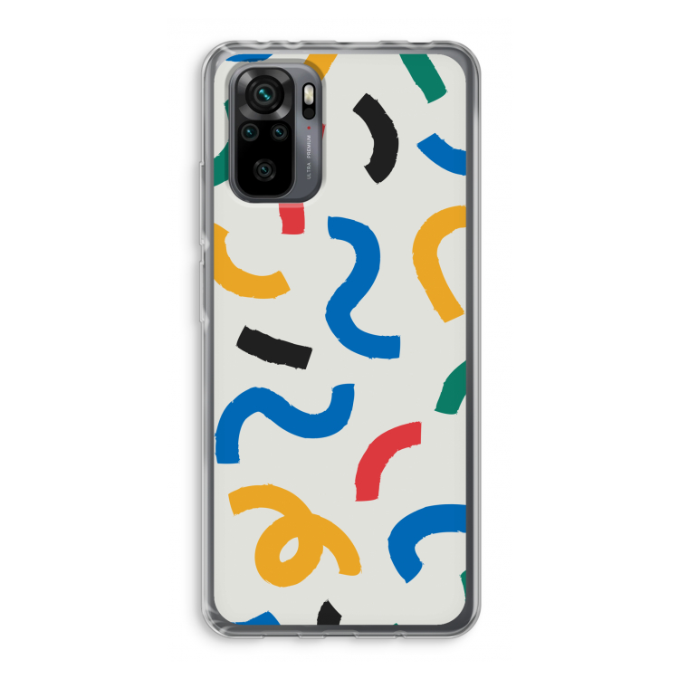 Illustratieve pop 2: Xiaomi Redmi Note 10 Pro Transparant Hoesje