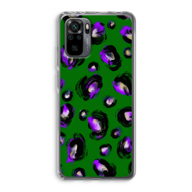 Green Cheetah: Xiaomi Redmi Note 10 Pro Transparant Hoesje