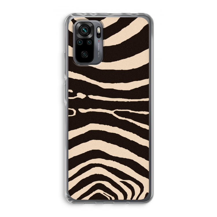Arizona Zebra: Xiaomi Redmi Note 10 Pro Transparant Hoesje