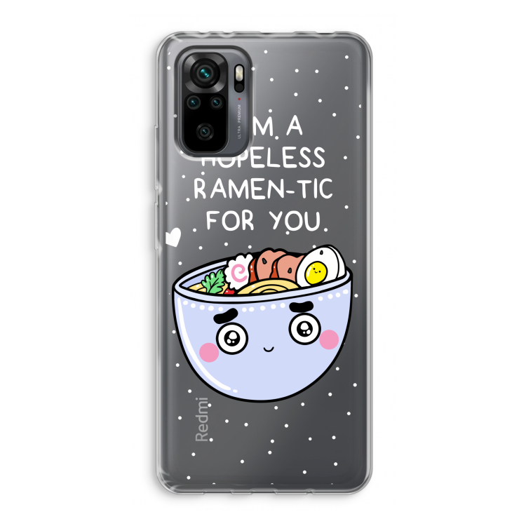 I'm A Hopeless Ramen-Tic For You: Xiaomi Redmi Note 10 Pro Transparant Hoesje