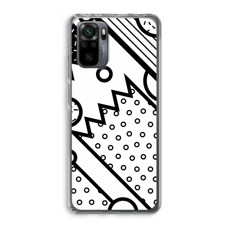 Pop Art #4: Xiaomi Redmi Note 10 Pro Transparant Hoesje